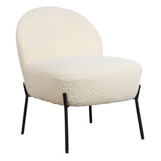 Happy Garden Sill&oacute;n En Tejido Boucl&eacute; Beige Helmi