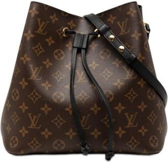 Louis Vuitton Pre-owned Neonoe Bucket Bag - Dames - Vintage Tas - Bruin - ONE Size - Leer - Vintage