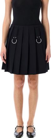 Prada Blue Pleated Skirt