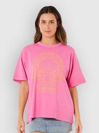 Rip Curl Hotel Malibu Heritage Camiseta rosado