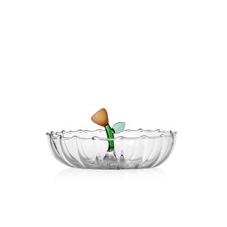 Ichendorf Botanica Saucer Amber Flower