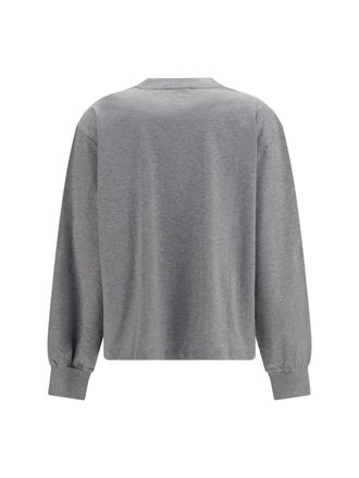 Ganni Isoli Teddy Forest Sweatshirt - Gray