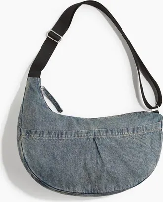 H&M Denim Crossbody Bag in Denim Blue at Nordstrom