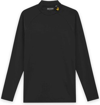 Lyle & Scott Tech Baselayer - Heren - Longsleeves - Zwart - XL - Polyester - Tops