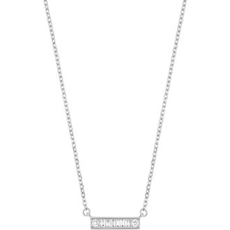 Bony Levy Gatsby Diamond Bar Pendant Necklace in 18K White Gold at Nordstrom Rack