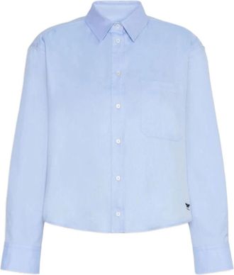 Max Mara Nuoro Shirt - Dames - Overhemden - Blauw - S - Overhemden