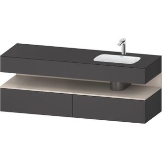 Duravit Qatego Lavabo Encastrado Con Base De Lavabo Consola, - Duravit