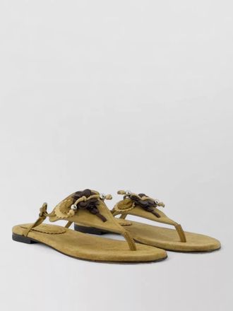 Isabel Marant elato gd leather sandals embellished design