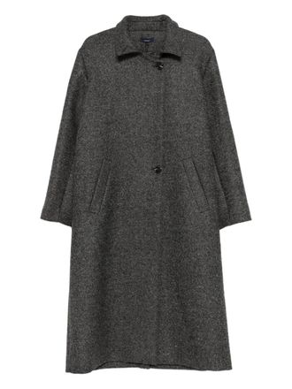 SOEUR single-breasted coat - women - Virgin Wool/Polyamide - 38 - Grey