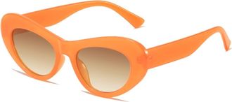 Generic Oval Frame Men and For Women Sunglasses Street Photography Vacation Sunshade Decoration (Color : H, Size : Medium)