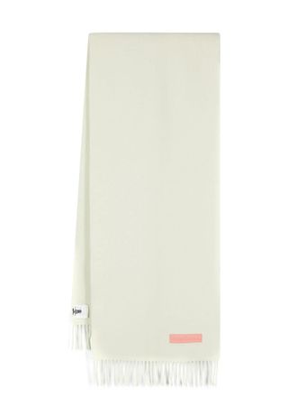 Acne Studios Sciarpa con applicazione - Verde