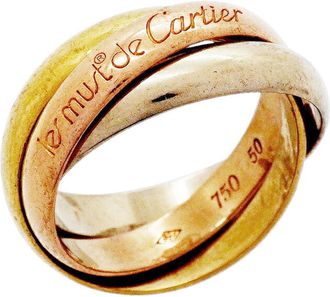 Cartier Yellow Gold (18K) Pink Gold (18K) White Gold (18K) Band Ring (Pre-Owned)