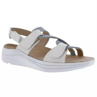 Drew Womens Serenity Sandal In Cream Combo