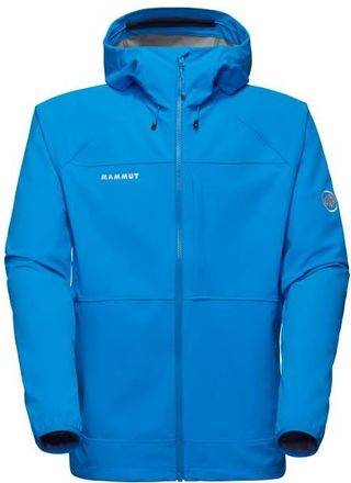 Mammut Ultimate Comfort Softshell Hooded Jacket Softshelljacke für Herren | blau