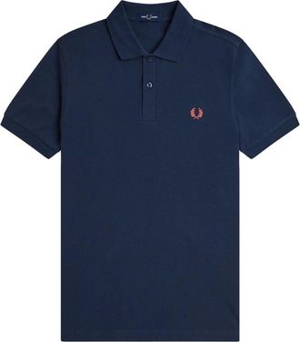 Fred Perry Tops, Heren, Blauw, 2Xl, Katoen, M6000 Poloshirt