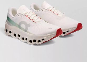 On logo-print cutout platform low-top sneakers