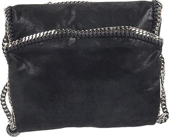 Stella McCartney Stella McCartney Pre-owned Womens Falabella Fold-Over Tote Bag in Black - One Size
