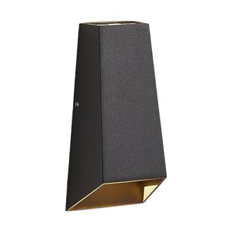 Lucande Lucande - L&aacute;mpara De Pared Led Exterior dagur En Negro Aluminio