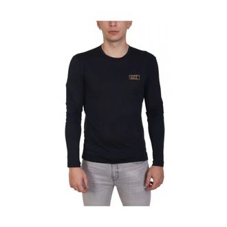 Emporio Armani Af 10170 Long Sleeve Top - Heren - Longsleeves - Blauw - L - Tops