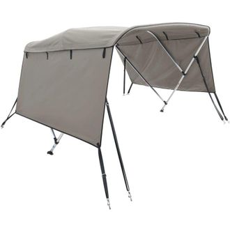 vidaXL Toldo Bimini 3 Arcos Con Paredes Laterales 183x(170-182)x137 Cm Vidaxl