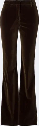 Etro Cotton velvet flared pants