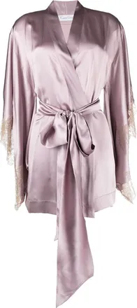 Carine Gilson Vestaglia con cintura - Rosa