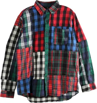 Polo Ralph Lauren Camicia con design patchwork - Rosso