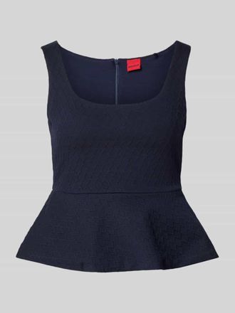 HUGO BOSS Regular Fit T-Shirt aus reiner Baumwolle Modell DALEIDA in Marine, Gr&ouml;&szlig;e XL