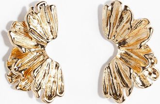 H&M Bl&uuml;tenf&ouml;rmige Ohrringe - Gold