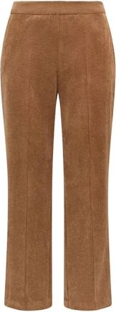 Maliparmi Corduroy Velvet Trouser - Dames - Vrijetijds broeken - Bruin - M - Polyester - Broeken