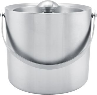 OEM Cubitera De Acero Inoxidable De Doble Pared Con Tapa Para Bodas (3l)