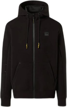 North Sails Scuba full-zip hoodie - men - Recycled Polyester/Cotton/Spandex/Elastane - L - Black