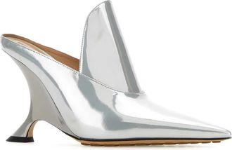 Bottega Veneta Tacco Mule - Silver