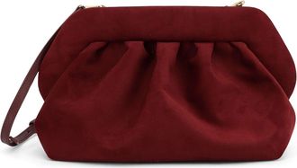 Themoirè Bios Suede Shoulder Bag-Donna