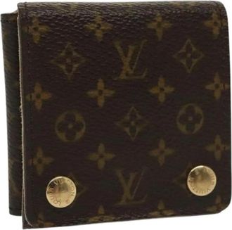 Louis Vuitton Pre-owned Wallets, female, Brown, Size: ONE SIZE Pre-owned Canvas Wallet