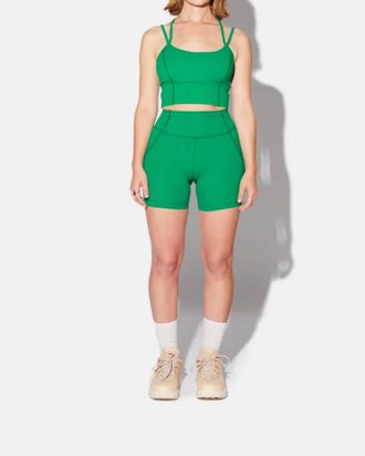 Halfdays Hattie Pull-On Bike Short In Verdant