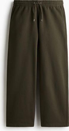 H&M Sweatpants in Loose Fit - Green