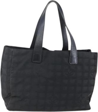 Chanel Pre-owned Tote Bag - Dames - Vintage Shopper - Zwart - ONE Size - Nylon - Vintage