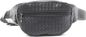 Bottega Veneta Marsupio con design Intrecciato anni 2000 - Nero