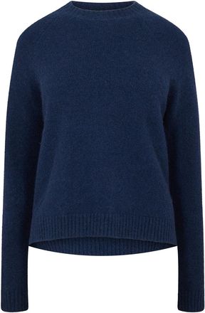 HUGO BOSS Womens Mock Neck Long Sleeve Slim Fit T-Shirt in Dark Blue - Size 10 UK