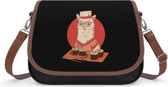Generic Llama Alpaca1 Sushi1 Fashion Womens Crossbody Bags Novelty Handbag Shoulder Bag Purse