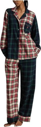 Polo Ralph Lauren Madison Pyjamaset - Dames - Pyjama - Veelkleurig - M - Katoen - Nachtkleding