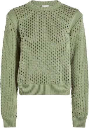 Varley Maglione Hains girocollo traforato - Verde