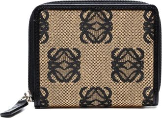 Loewe 1990-2000s Anagram portemonnee met rits - Bruin