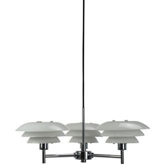 Dyberg Larsen Dybergf Larsen Dl31 Blanco Cristal Opalino L&aacute;mpara Colgante Escandinava Di&aacute;metro De 31 Cm, Altura De 15 Cm