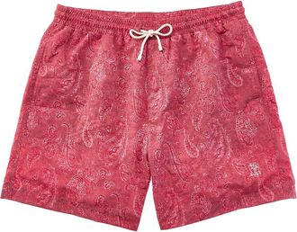 Brunello Cucinelli Print Swim Trunk