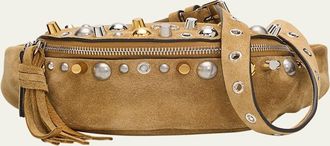 Valentino Garavani Mens Nellcote Suede Belt Bag