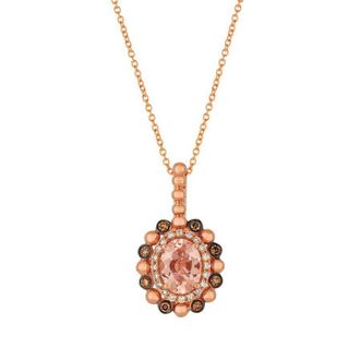 Le Vian Ladies Semi Precious Fashion Pendant in 14k Strawberry Gold
