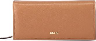 Abro Leren Portemonnee & Kaarthouder Set - Dames - Portefeuilles - Bruin - ONE Size - Leer - Accessoires