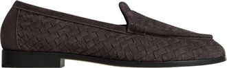 Bottega Veneta Brown Woven Intrecciato Loafers